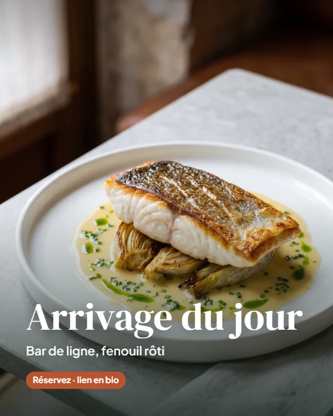 Post « Arrivage du jour » : filet de bar
